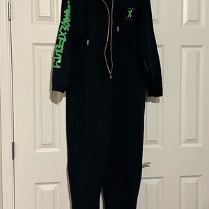 Savage X Fenty Black and Green Women's Onesie (unisex)